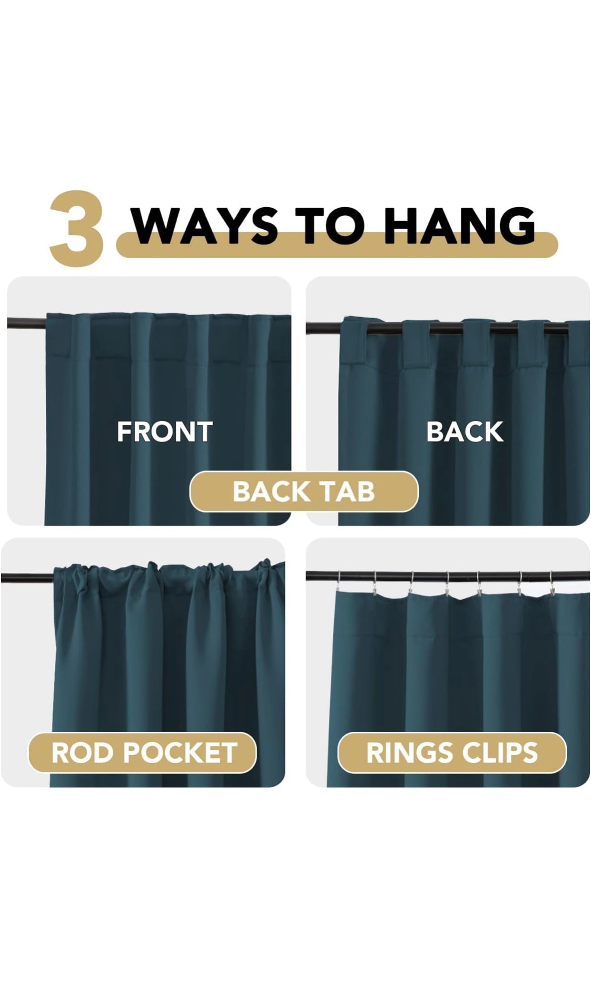 Blackout curtains
