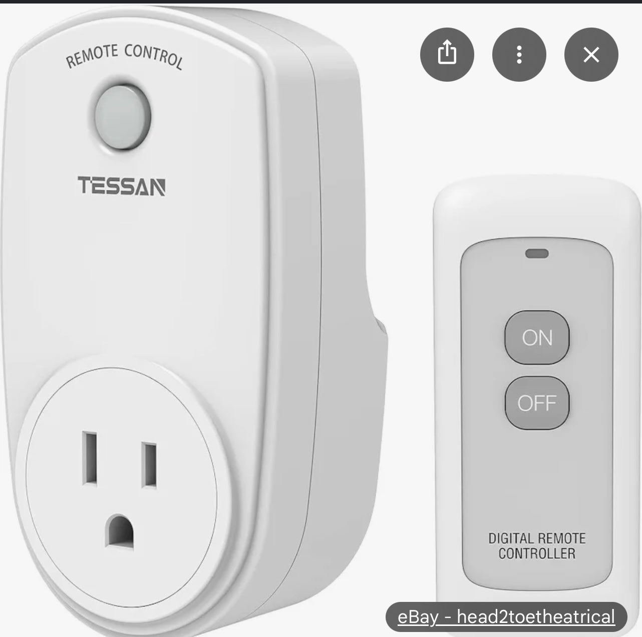 Tessan Remote Control Socket.
