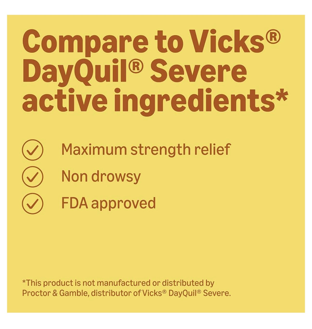 Amazon Basics Severe Daytime Cold and Flu, Non-Drowsy, Multi-Symptom Relief, for Adults and Children Age 6 and Over, Original Flavor, 12 fl oz. Best by June 2027. Set of 1.