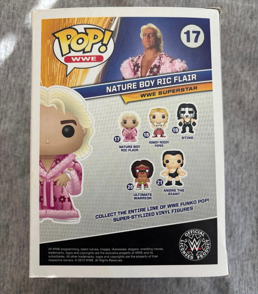 FunKo POP WWE Nature Boy Ric Flair | Target Exclusive New Damaged Box