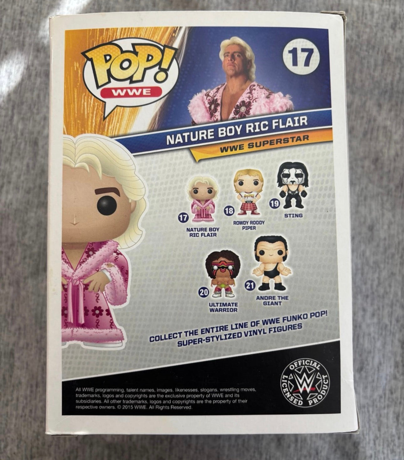 FunKo POP WWE Nature Boy Ric Flair | Target Exclusive New Damaged Box