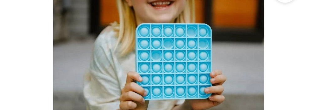 Chuckle & Roar Pop It! Letters and Numbers Educational Travel Fidget and Sensory Game set of 6!