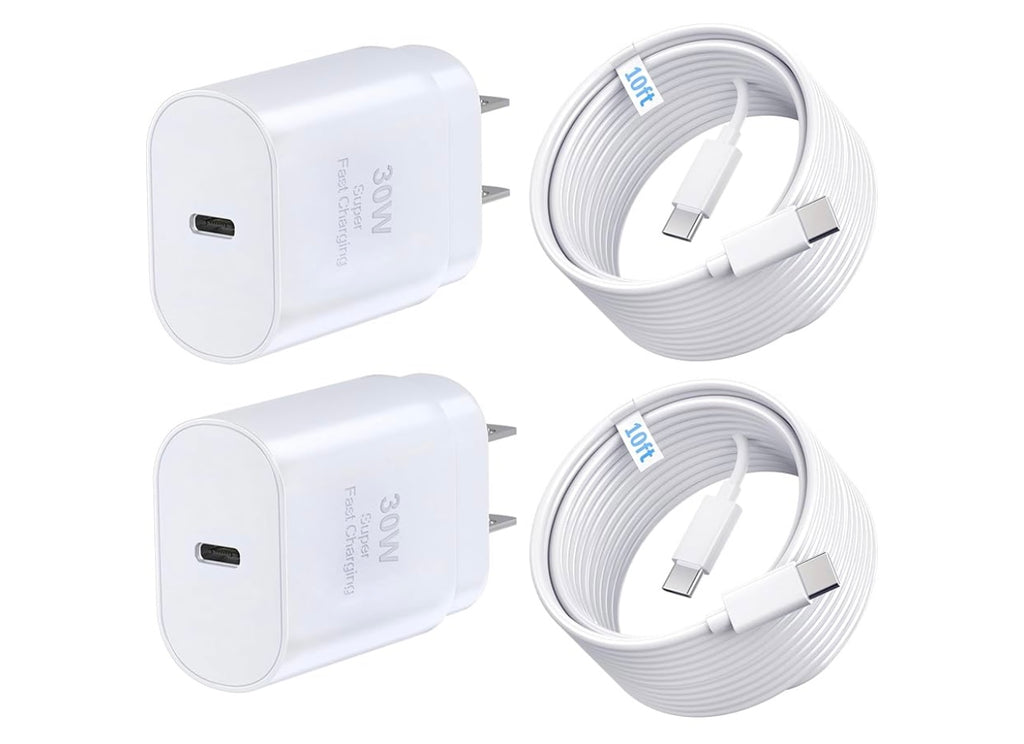 2-pack 30Watt Smart Fast Chargers.