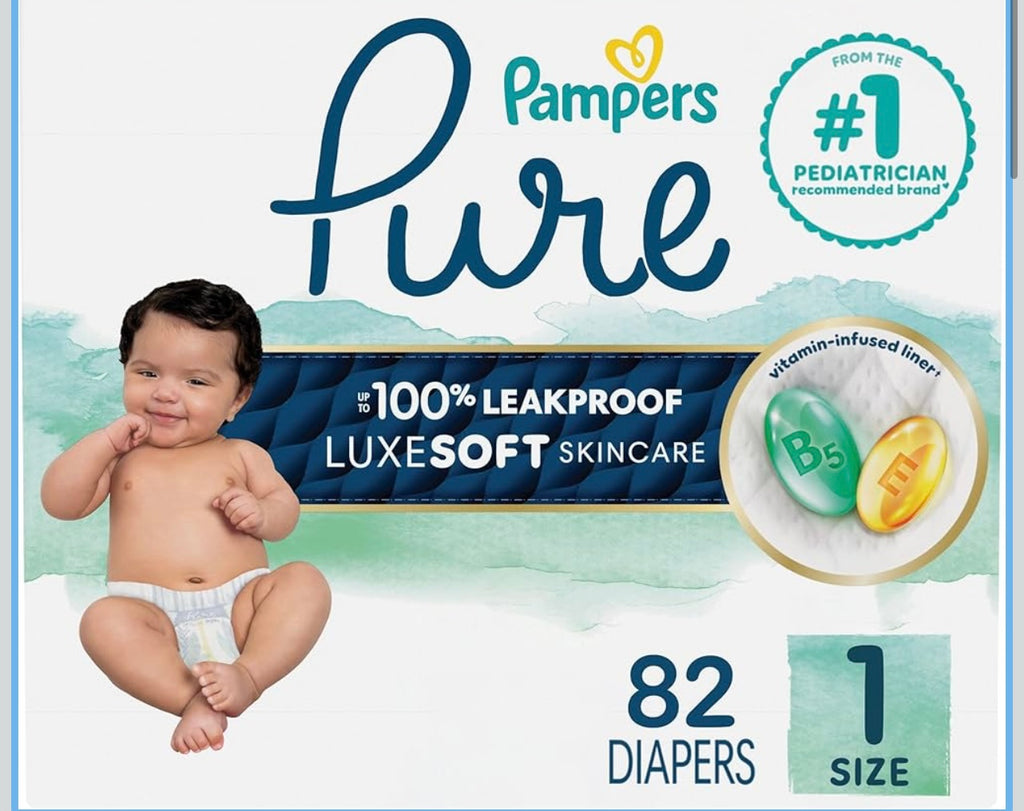 Pampers Pure 82 Diapers.