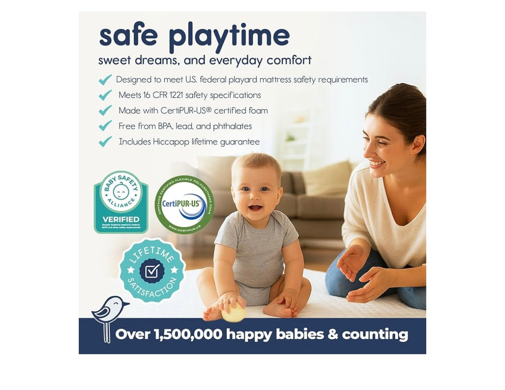 Hiccapop Playard Mattress Pad.