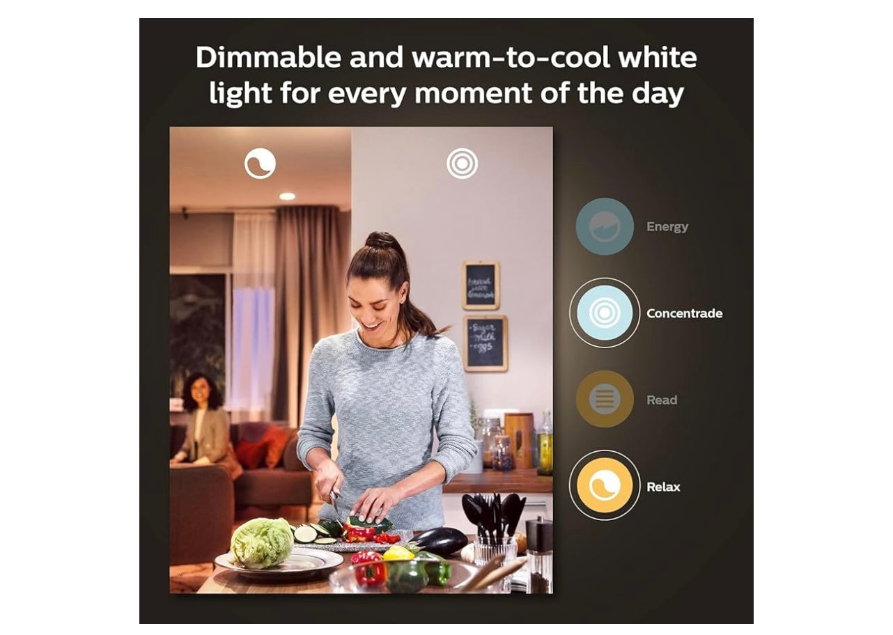 Philips Hue 60w water and color 800 bulbs.