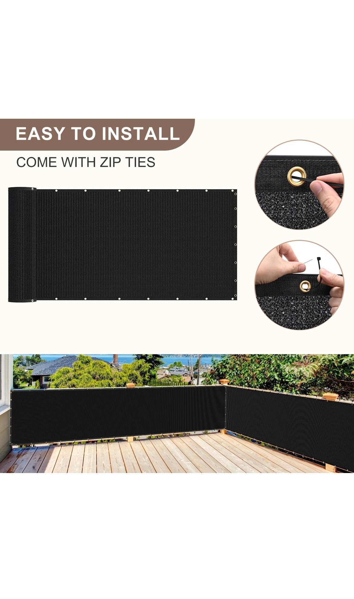 Privacy screen fence