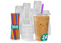 Gusto 24oz clear cups combo.