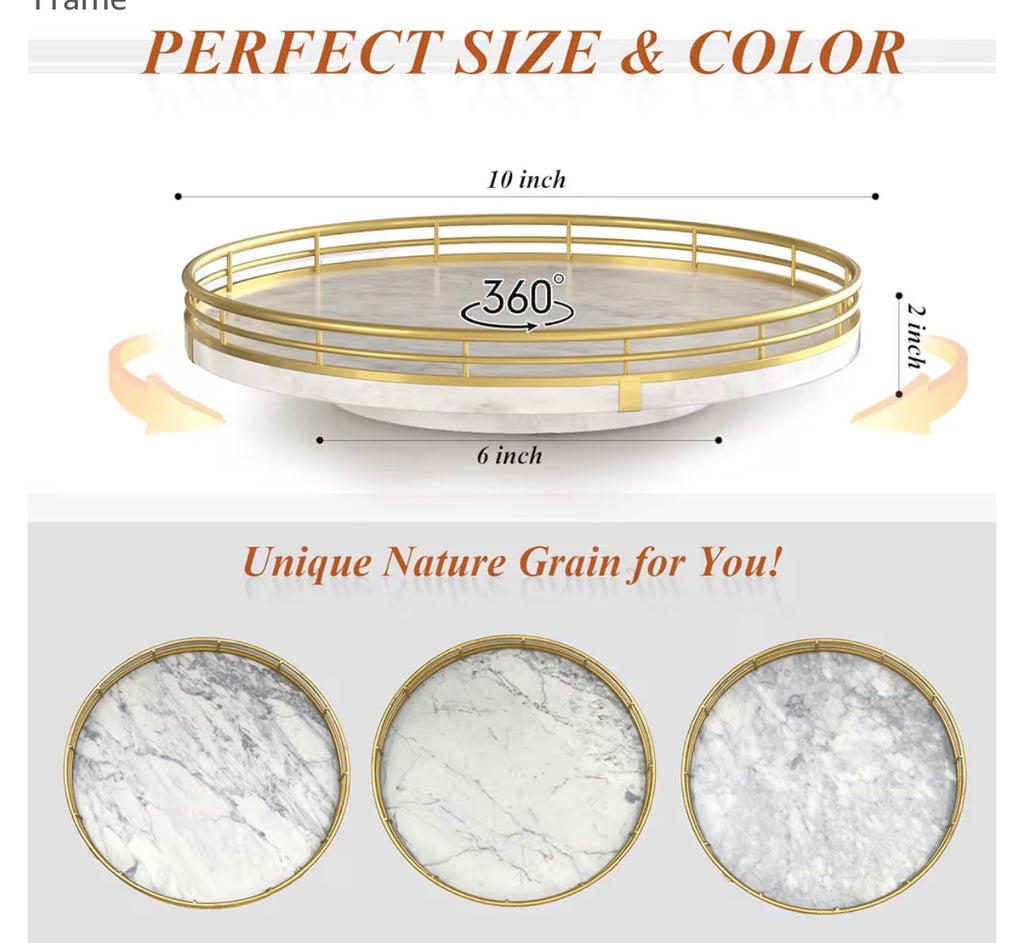 Premium Lazy Susan Classical Farmhouse Style