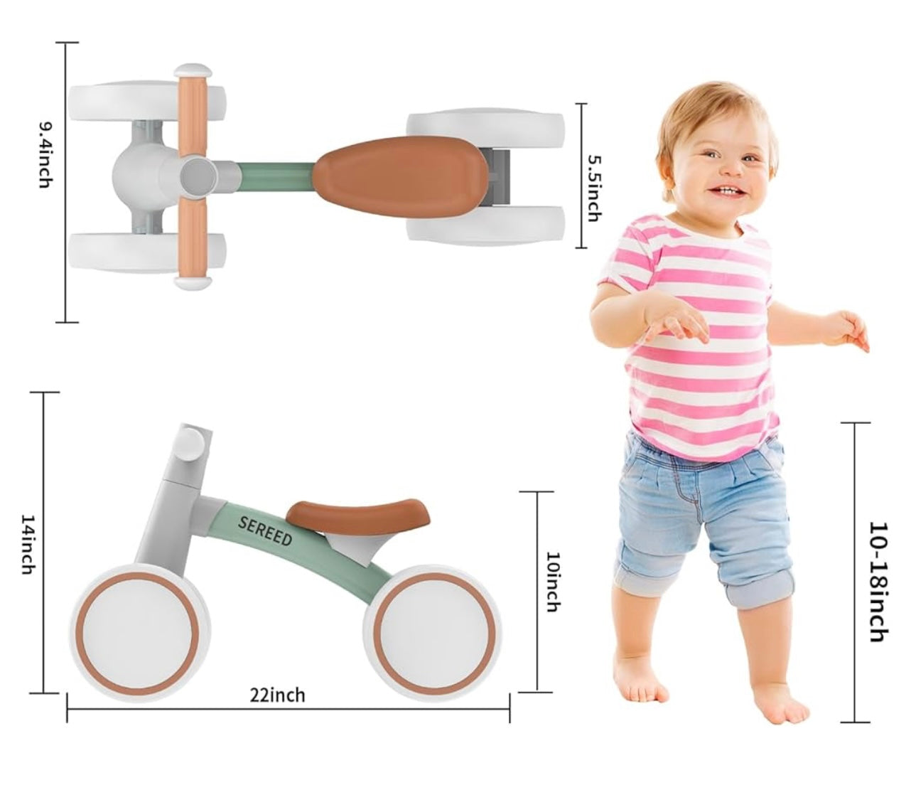 SEREED Baby Balance Bike.