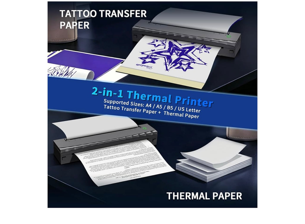 D80 Thermal Printer Portable Tattoo Printer.