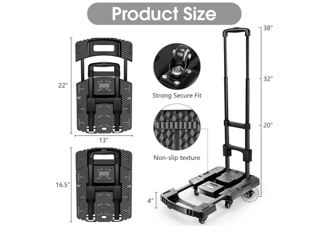 Voipvvii Folding Hand Truck Dolly.