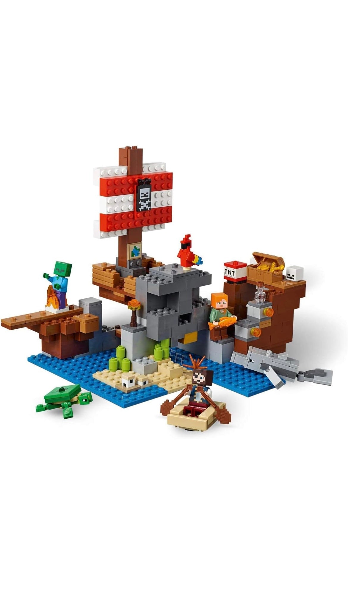 Lego Minecraft pirate ship