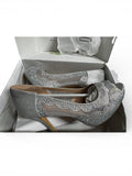 Divine, high heels, silver by Dream Pairs , size 8 ￼