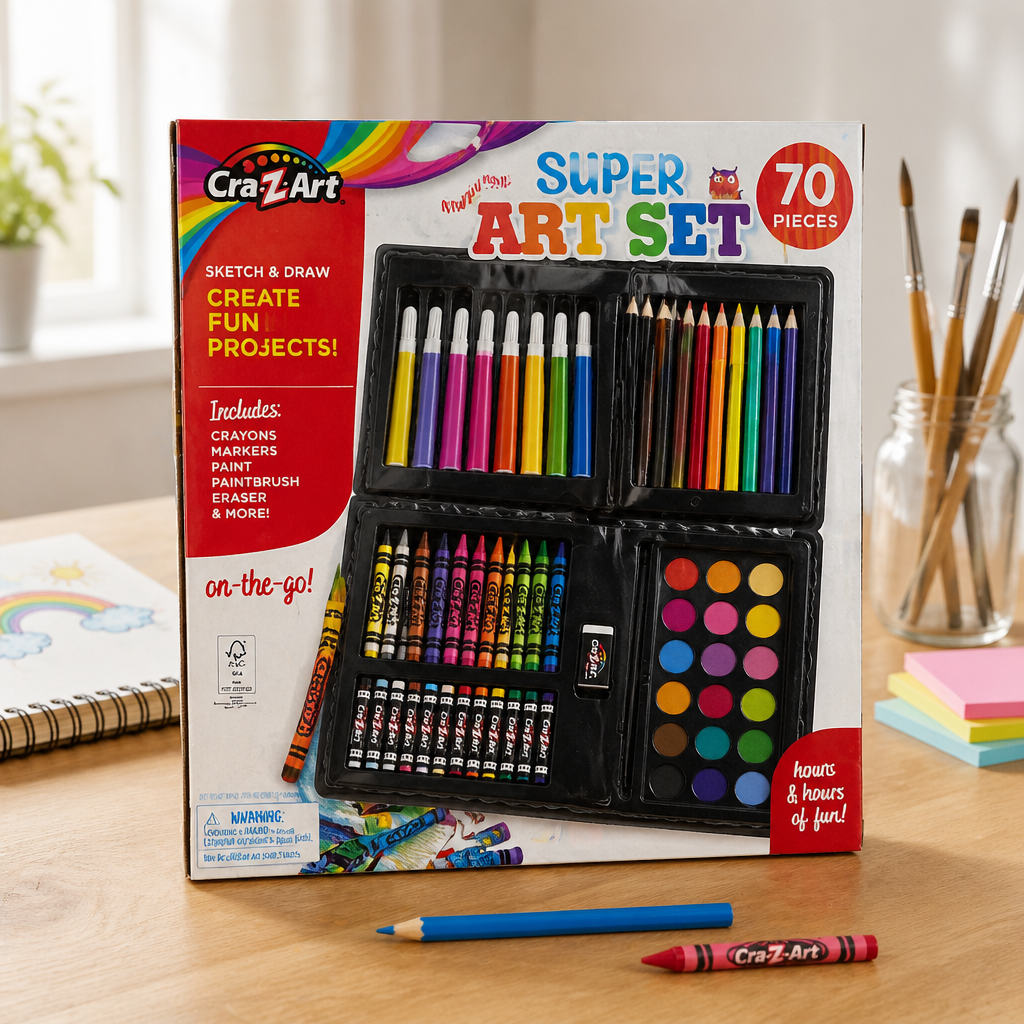 CraZart Super Art Set 70 pieces