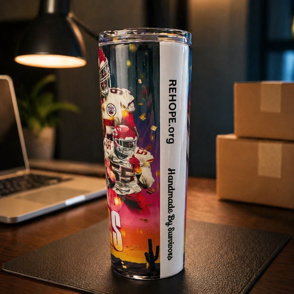 Kansas City Chiefs Champions 20 oz Skinny Tumbler