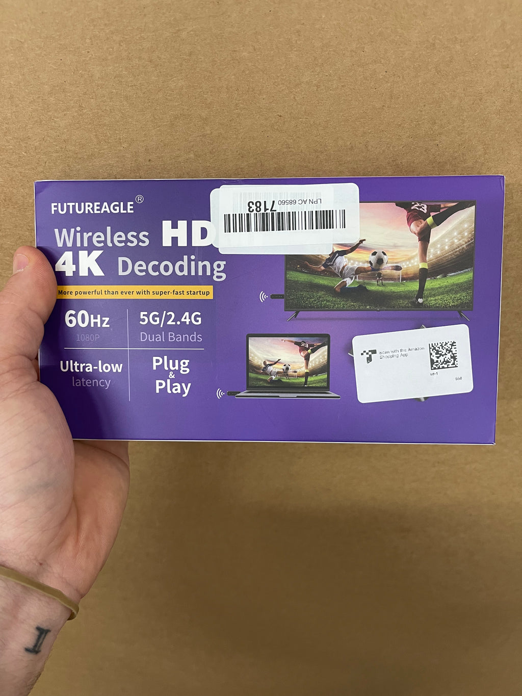 Futureagle wireless HD 4k Decoding.