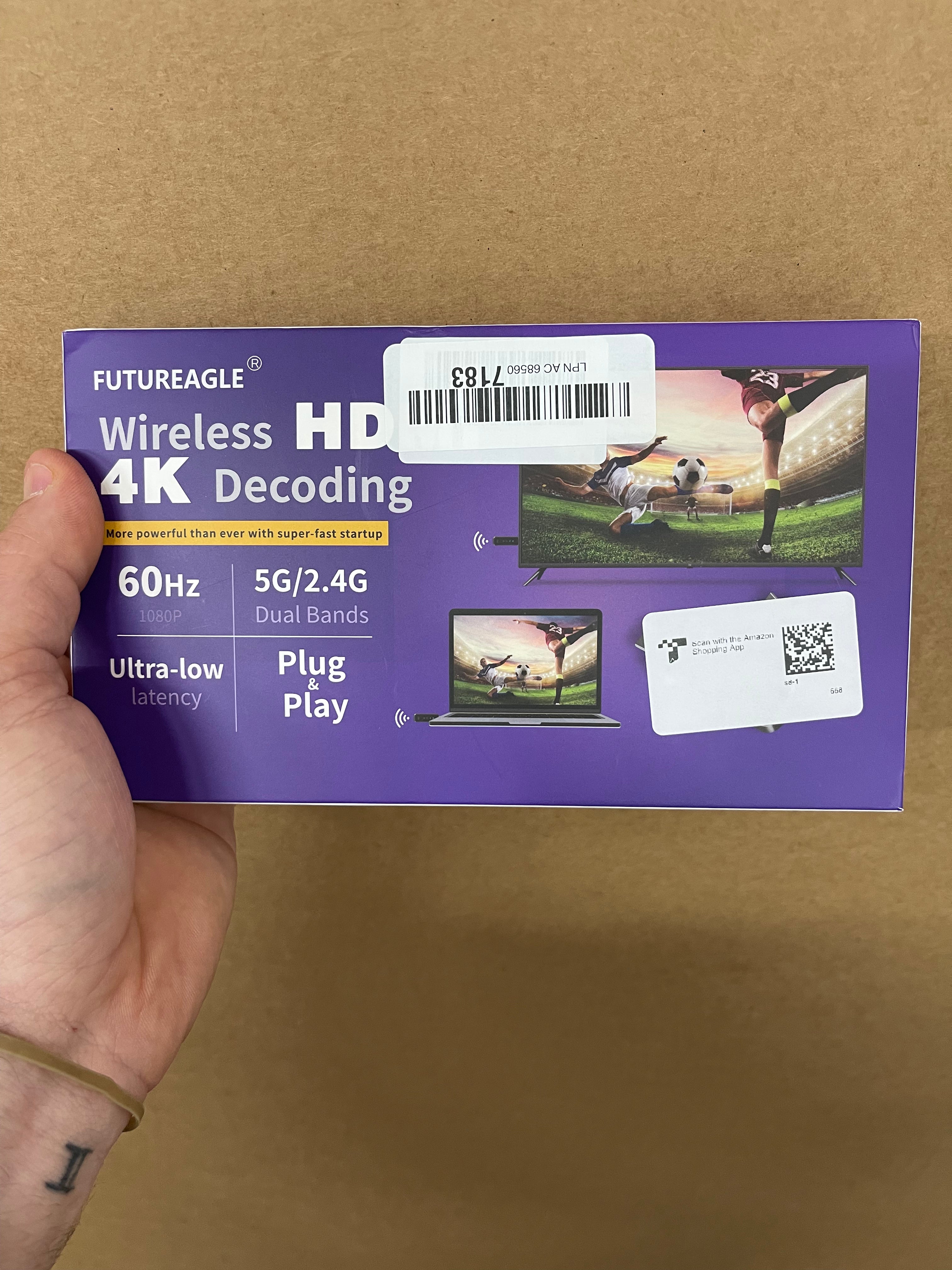 Futureagle wireless HD 4k Decoding.