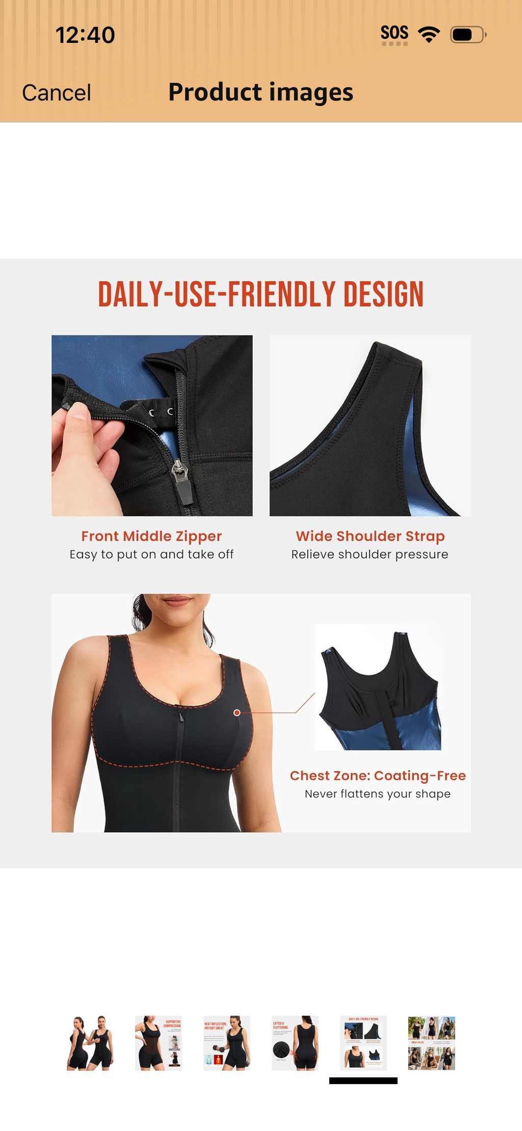 Sauna suit waist trainer