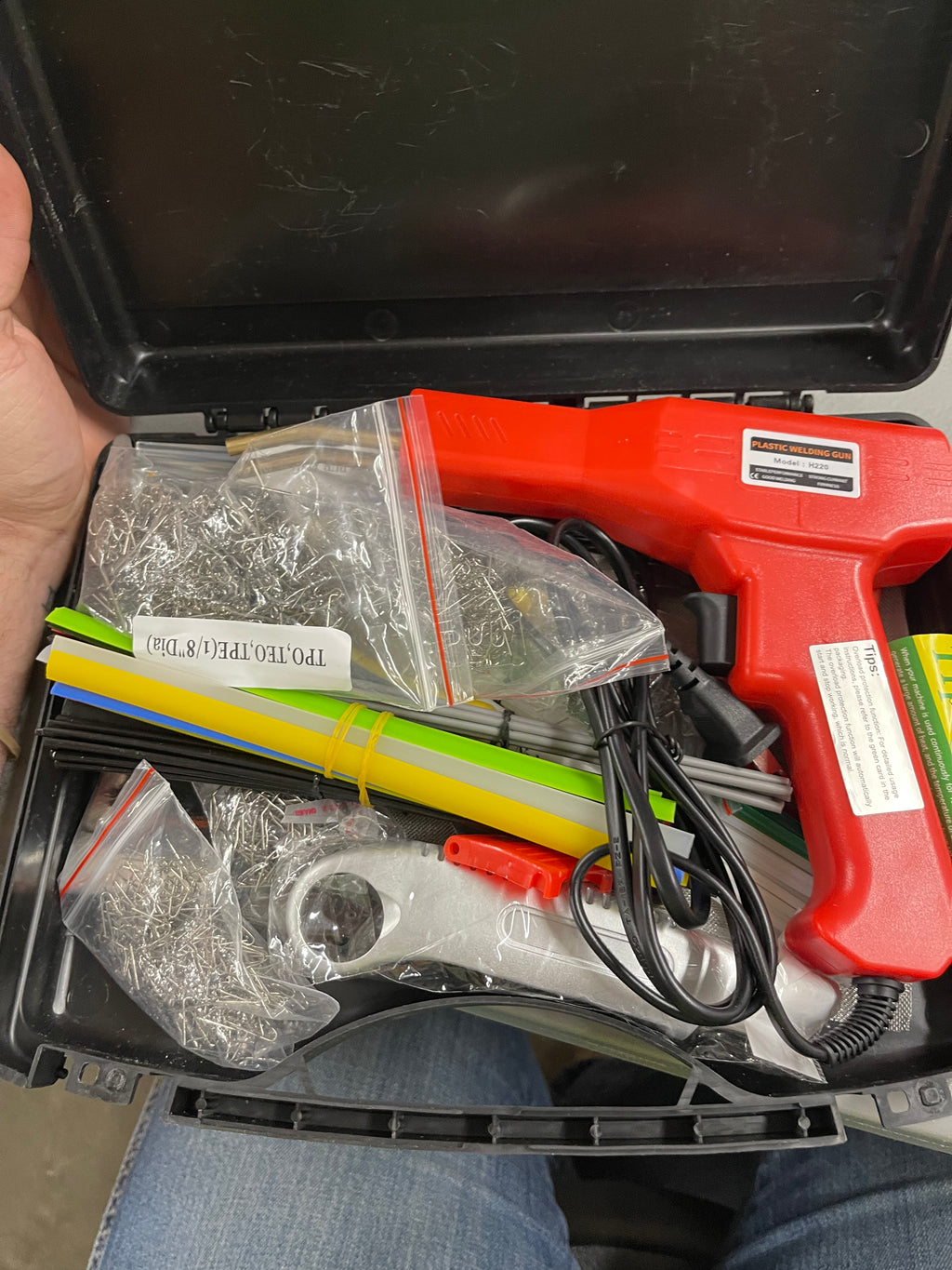 Upgraded 220watt Plastic Welder repair kit.
