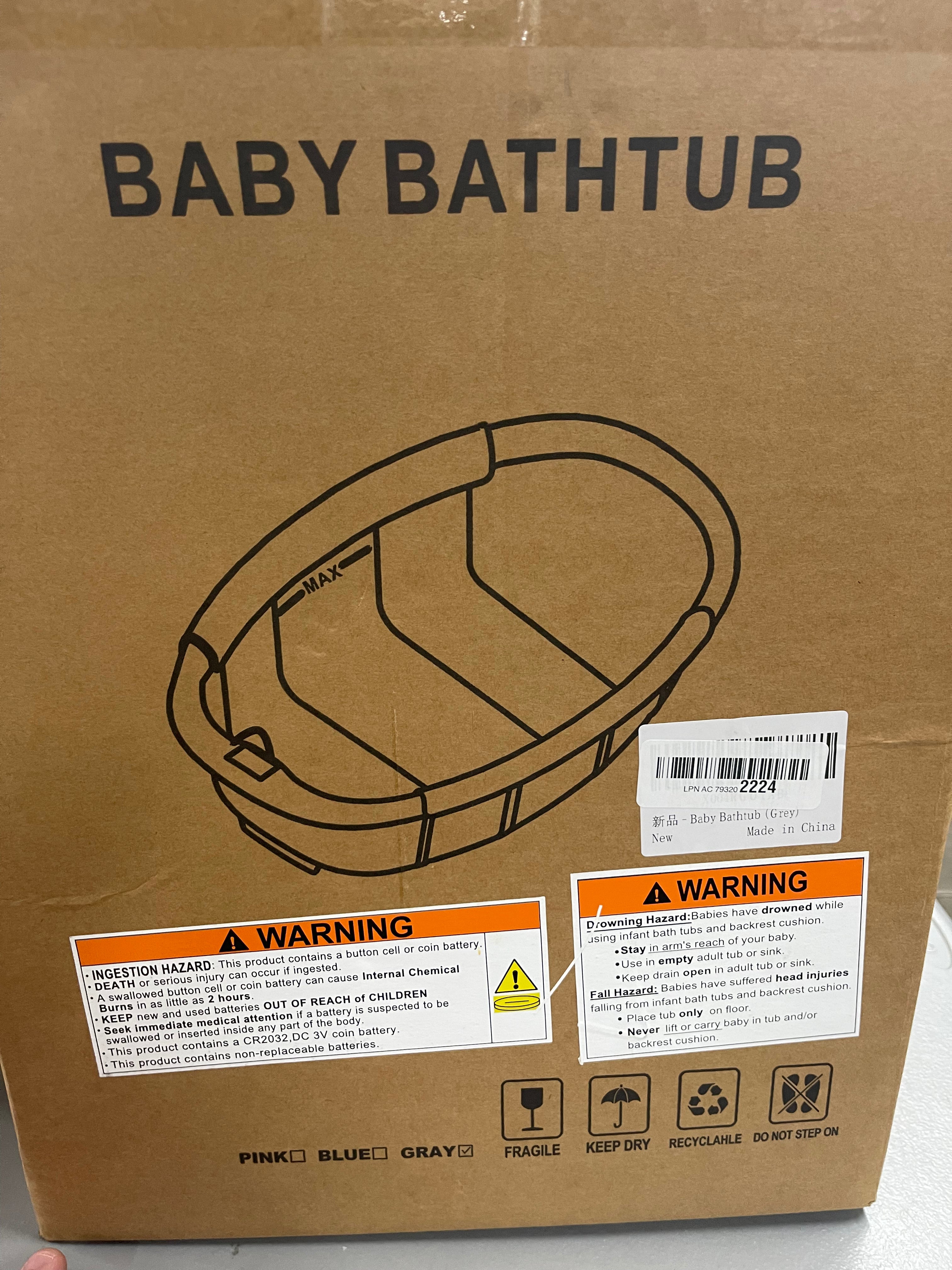 Collapsible Baby Bathtub.