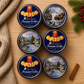 Set of 6 original gourmet premium cookie tins