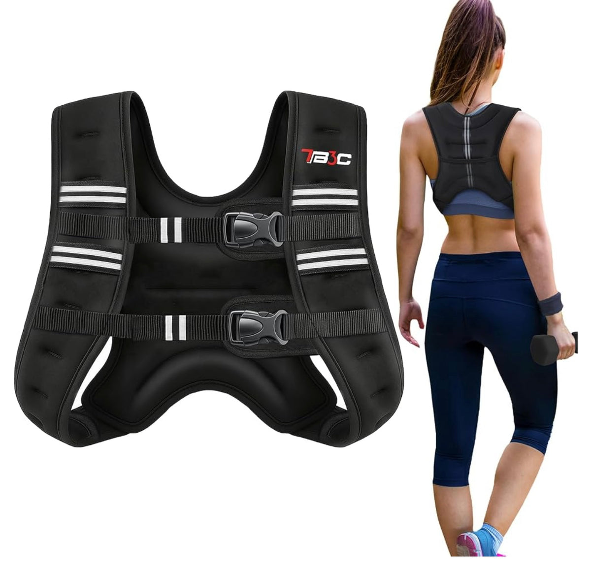 Weighted Vest Woman,6 LB Weight Vest for Women Men,