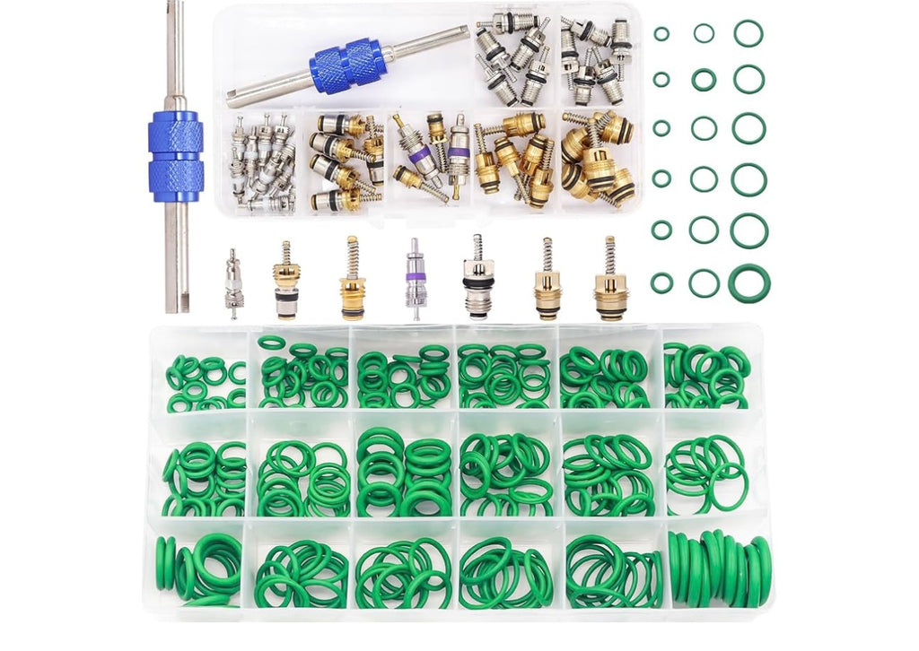 270PCS Car AC O-Ring Seal Kit Automotive Air Conditioning Gasket Repair Accessories
