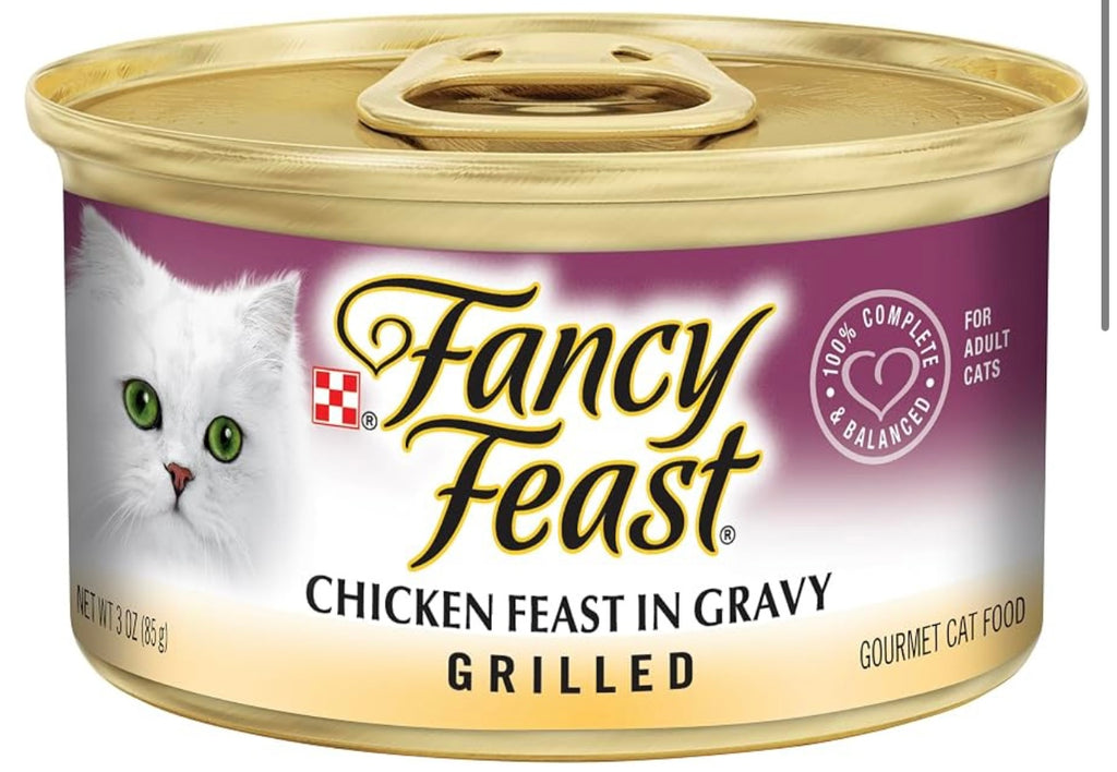 Purina Fancy Feast Cat Canned Food 85g x 24 (1 carton) Grilled Chicken