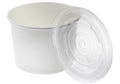 NYHI Kraft 25 Pack 8 oz White Small Paper Bowls Soup Storage Containers With Lids Insulated Take Out Disposable Food Storage Cups For Hot Cold Foods To Go Bowls With Vented LidsProduct Images and Videos