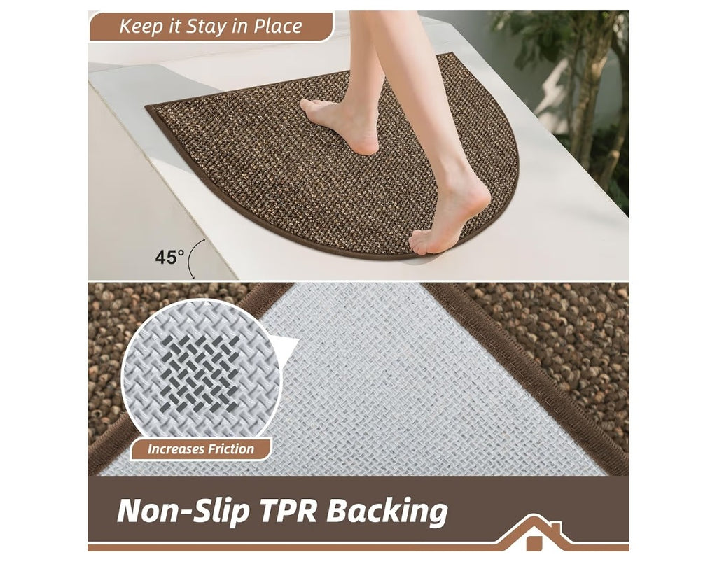 Dirt Trapper Door Mat Half Circle 32in x 48in