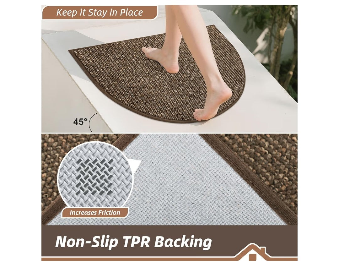 Dirt Trapper Door Mat Half Circle 32in x 48in