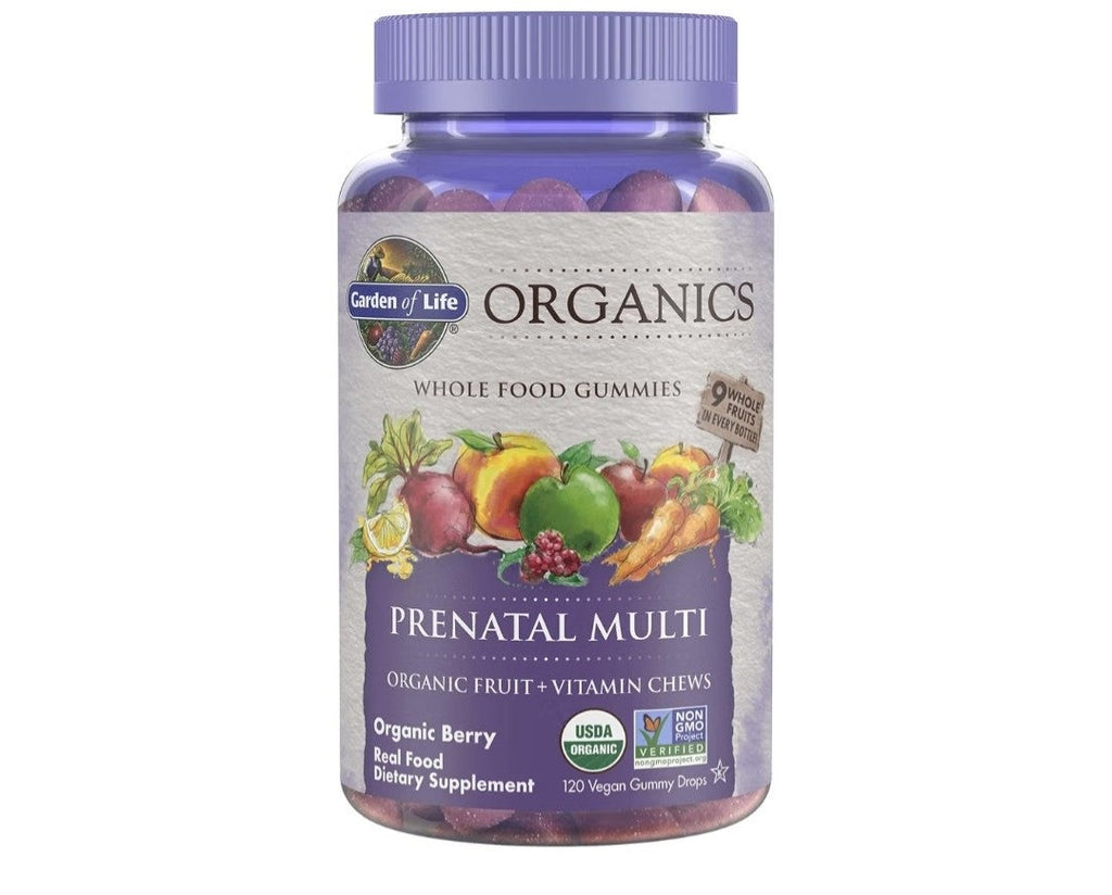 Garden of Life Prenatal Multivitamin Gummies (120 Gummies)