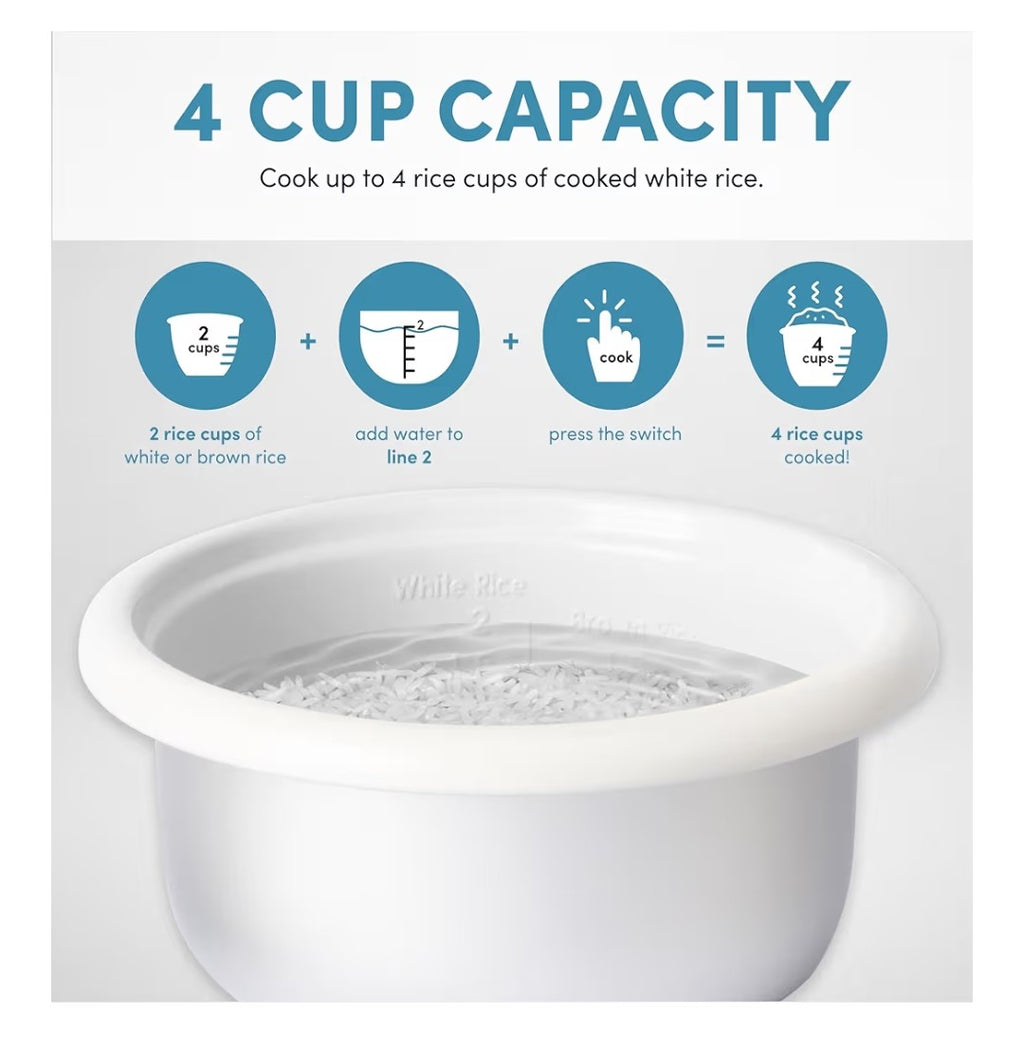 Aroma 1 Quart Rice & Grain Cooker