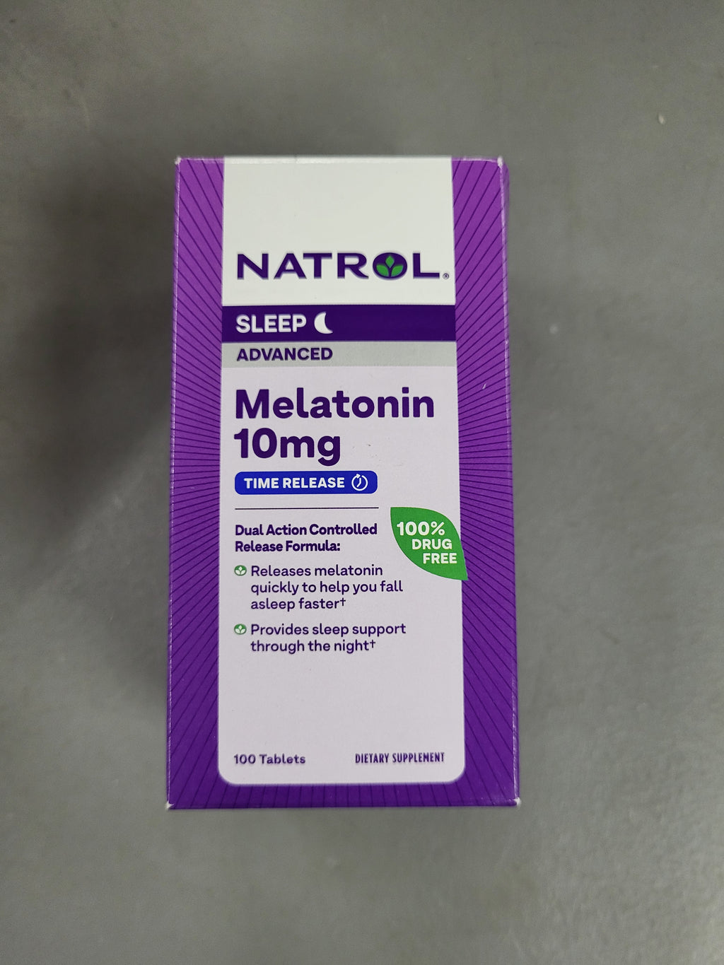 Natrol Advanced Sleep Melatonin, 10mg (100 Tablets)