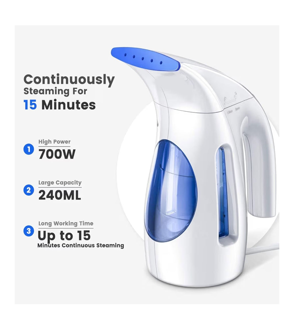 HiLIFE Steamer for Clothes, Portable Handheld Clothing Steamer.