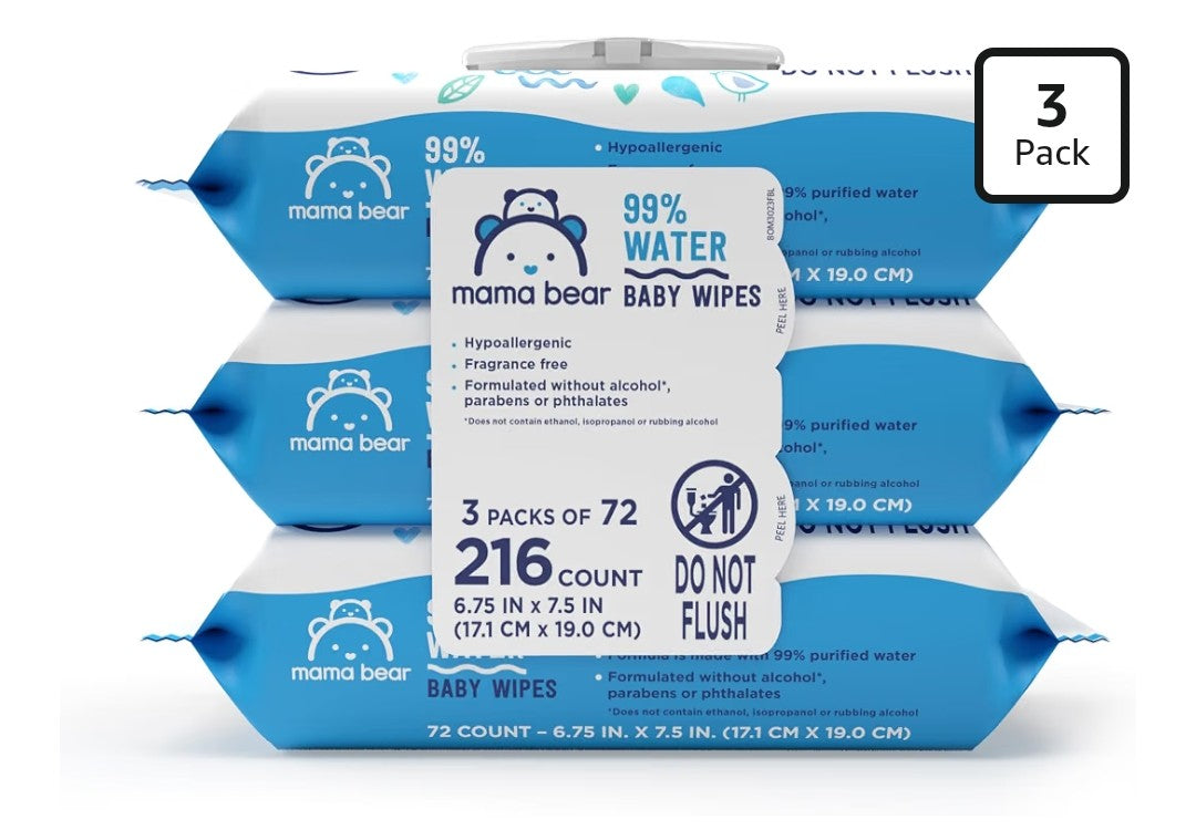 Mama Bear Baby Wipes (216 Count)