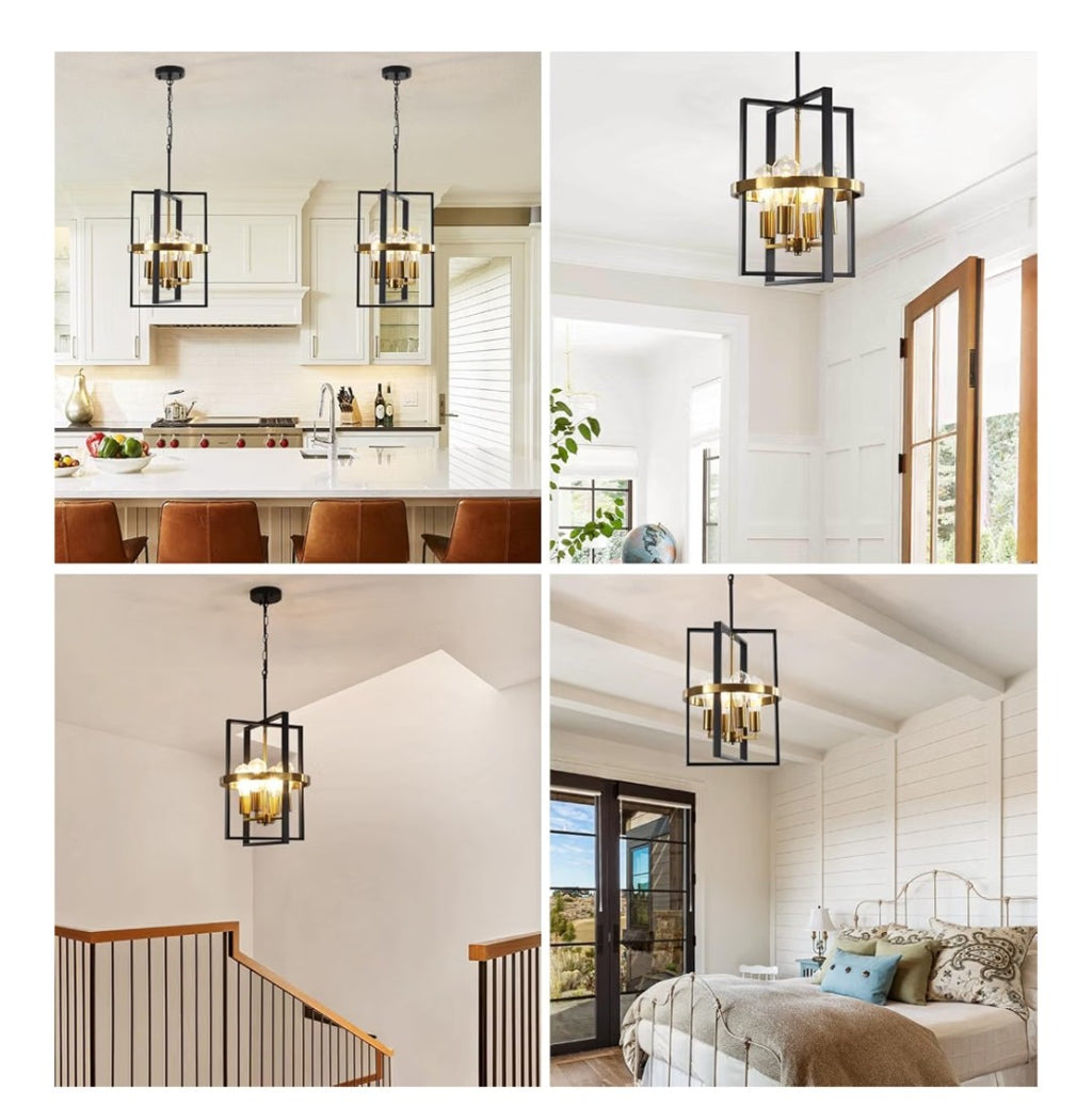 Koofreddo 4-Lightt Modern Pendant Light Chandelier
