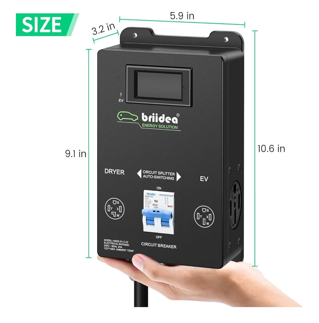 Briidea Automatic Power Switch for Dryer and EV