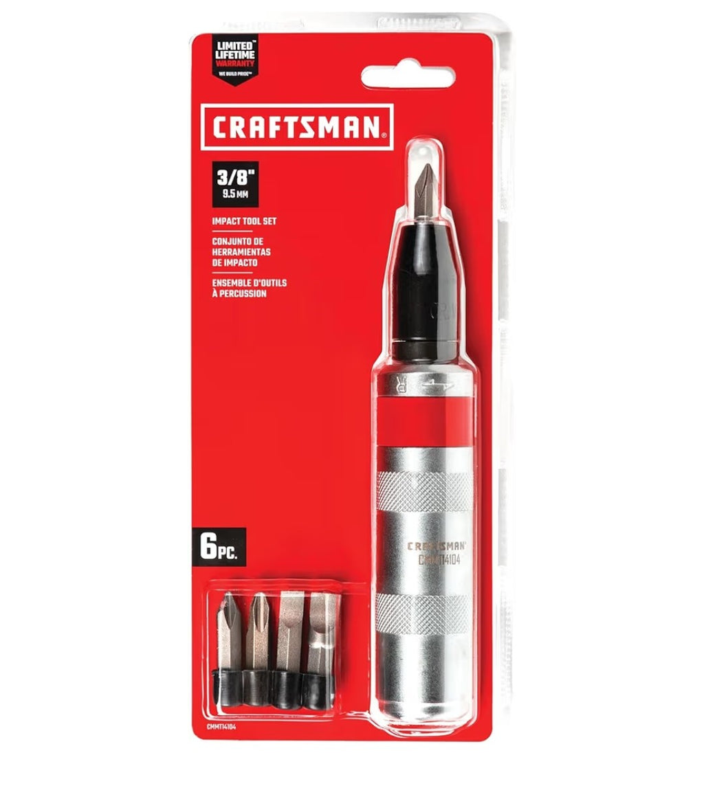 Craftsman Hand Impact Driver (Missing a bit and Flat 8 is twisted)