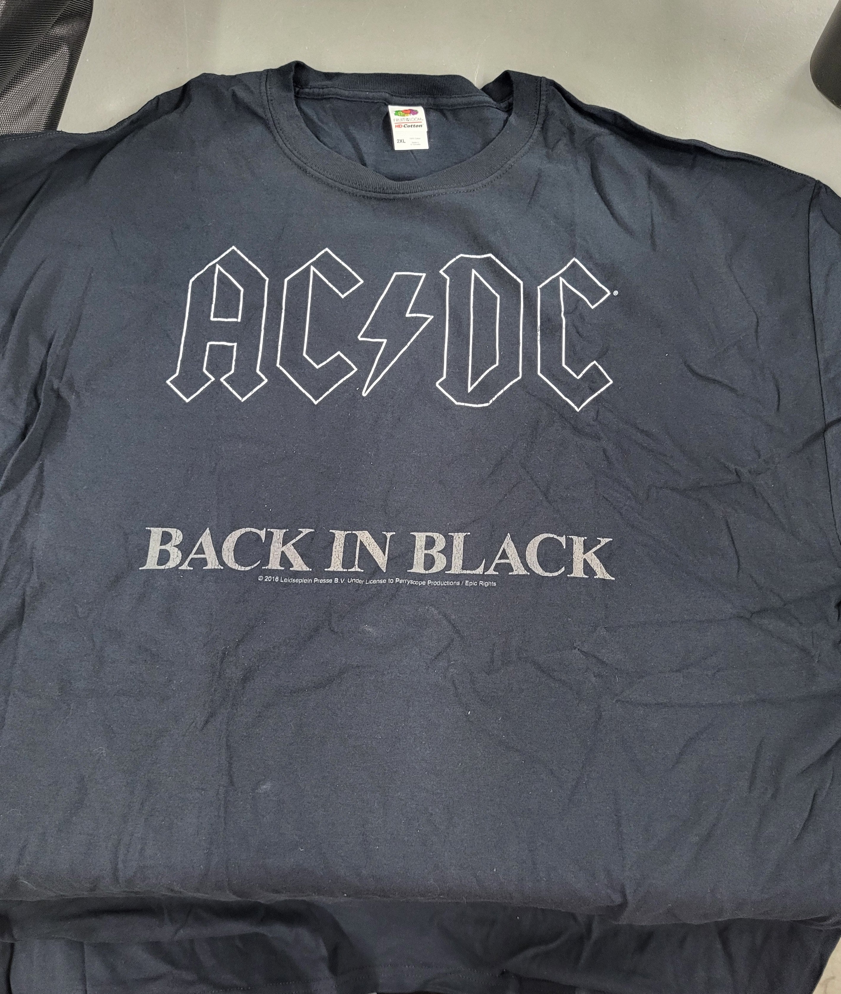 AC/DC Back in Black t-shirt (2XL)