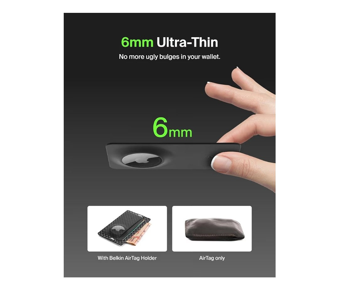 Belkin Apple AirTag  Wallet Insert (2 pack)