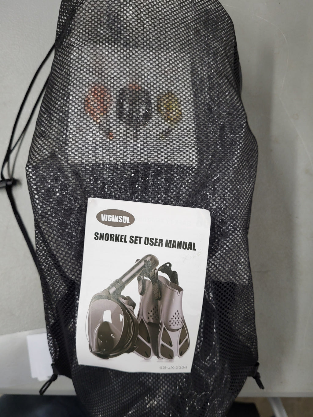 Viginsul Full Face Snorkel & Adjustable Fins
