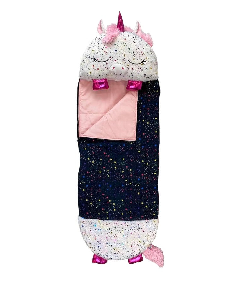 Happy Nappers Sleep Sack, Shimmer Unicorn (Medium 54" x 20")