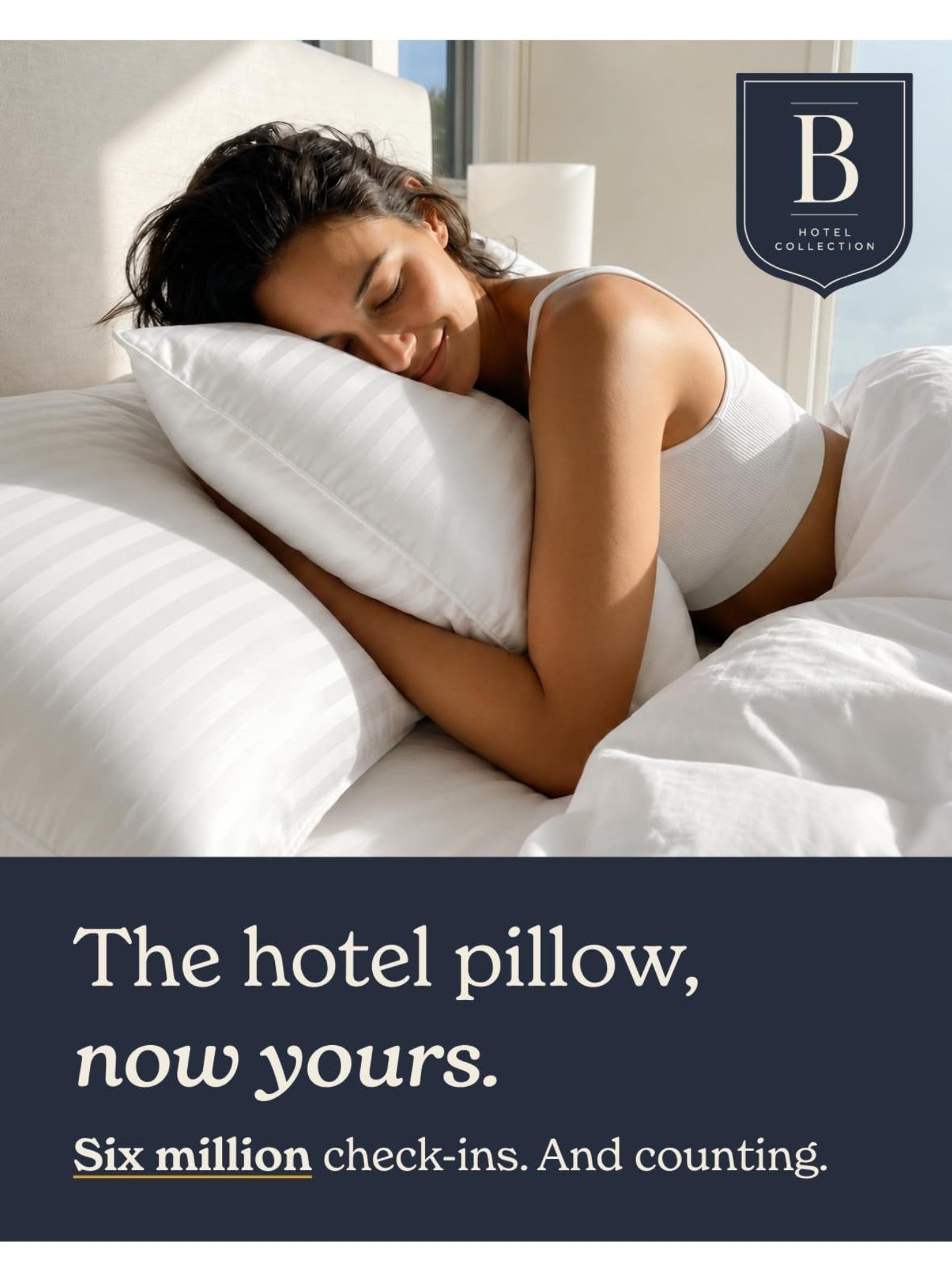 Beckham Hotel Collection Bed Pillows Standard/Queen Size Set of 2