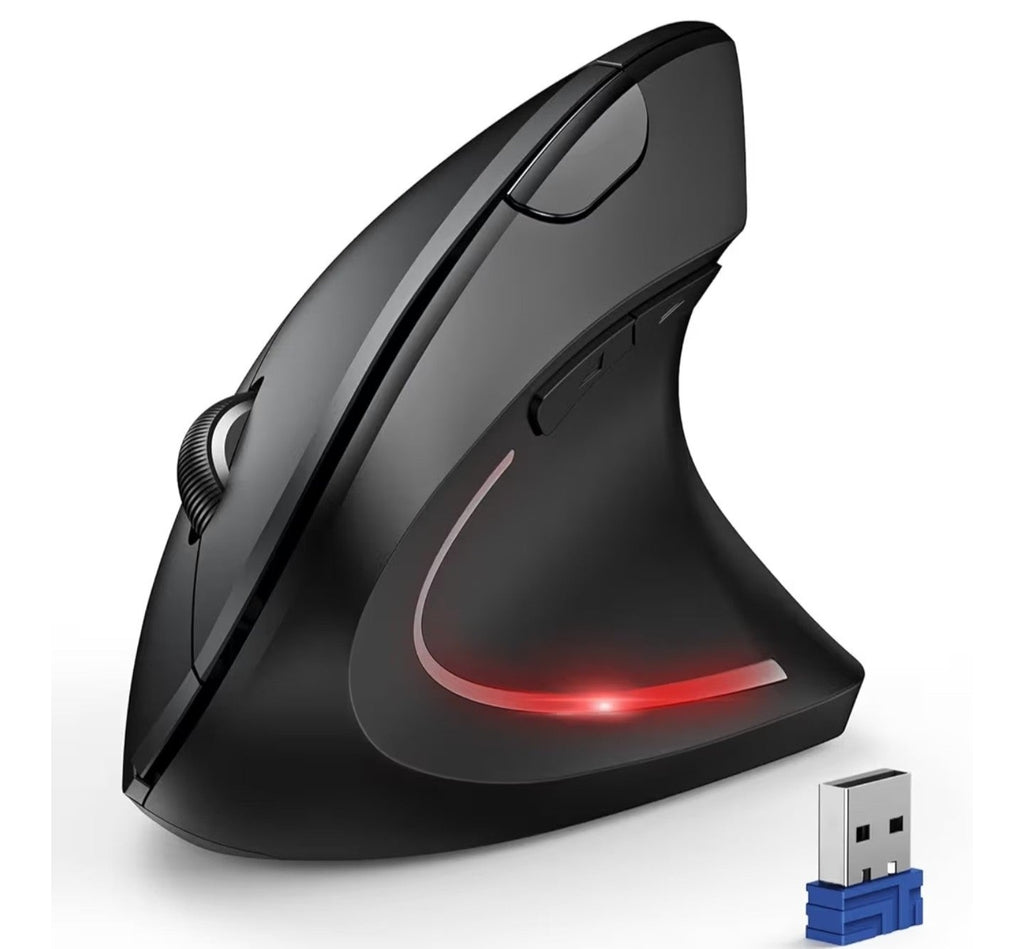 TECKNET Ergonomic Mouse, Wireless Bluetooth Vertical Mouse, 4800 DPI