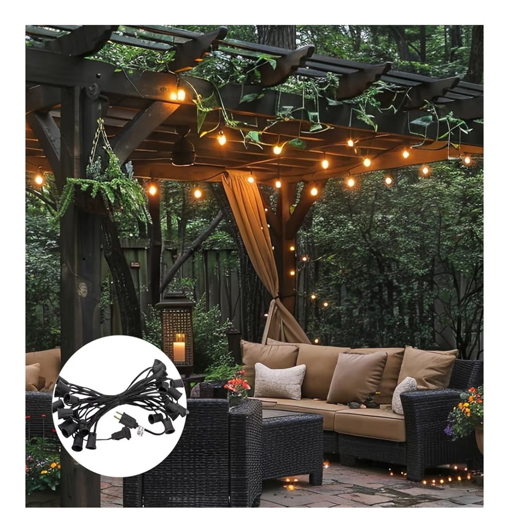 25ft C9 Christmas Light Stringer (Lights Not Included)