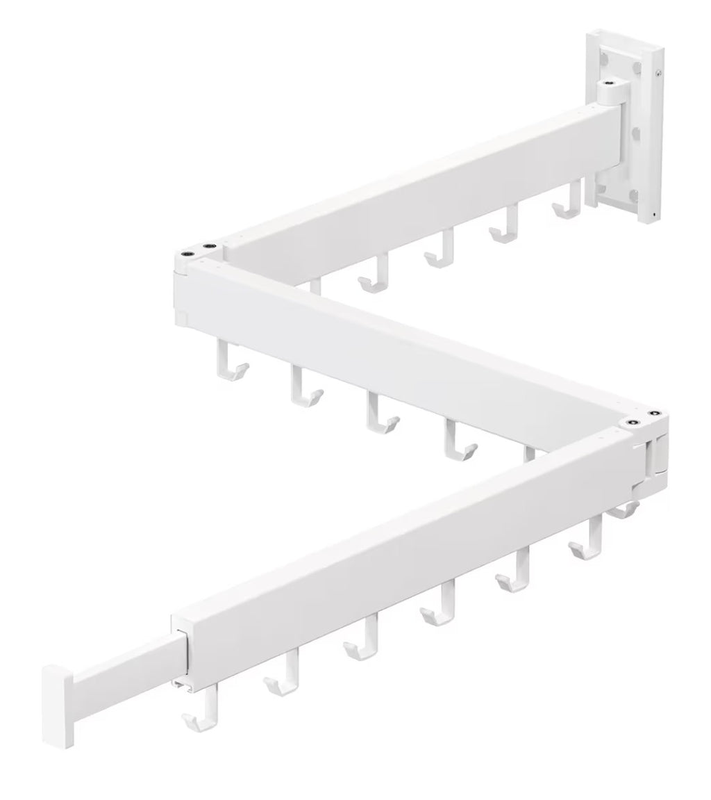 Tei-Fold Clothes Drying Rack (White)