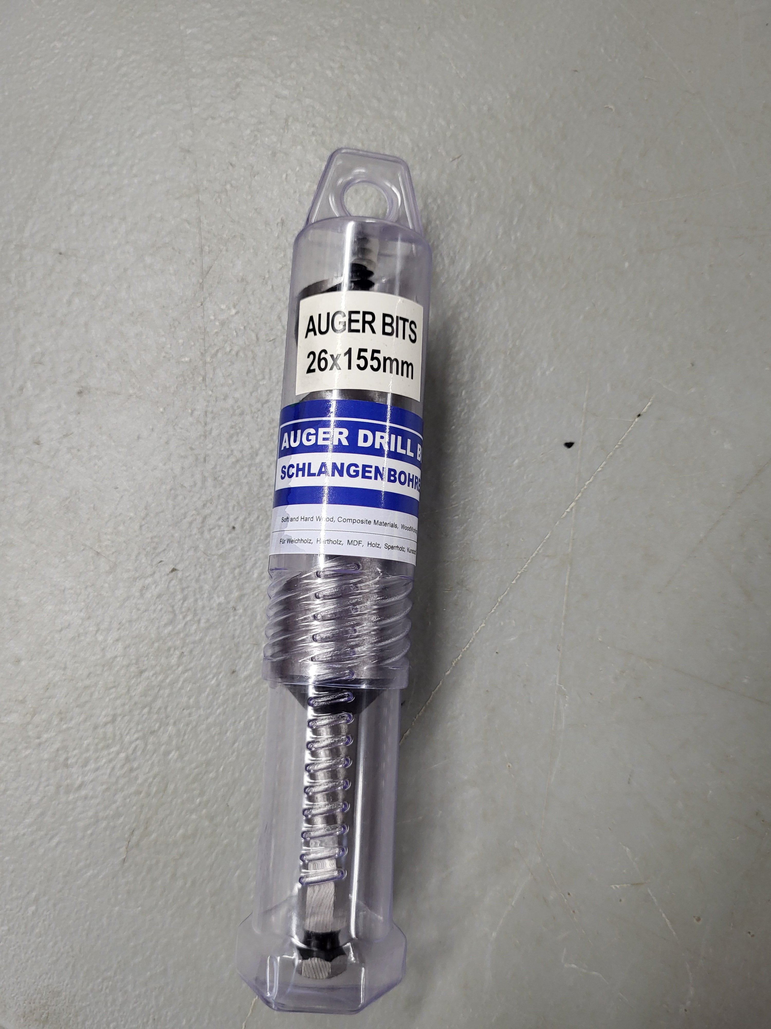 Auger Bit for Wood 1x6.1in (26x155mm)