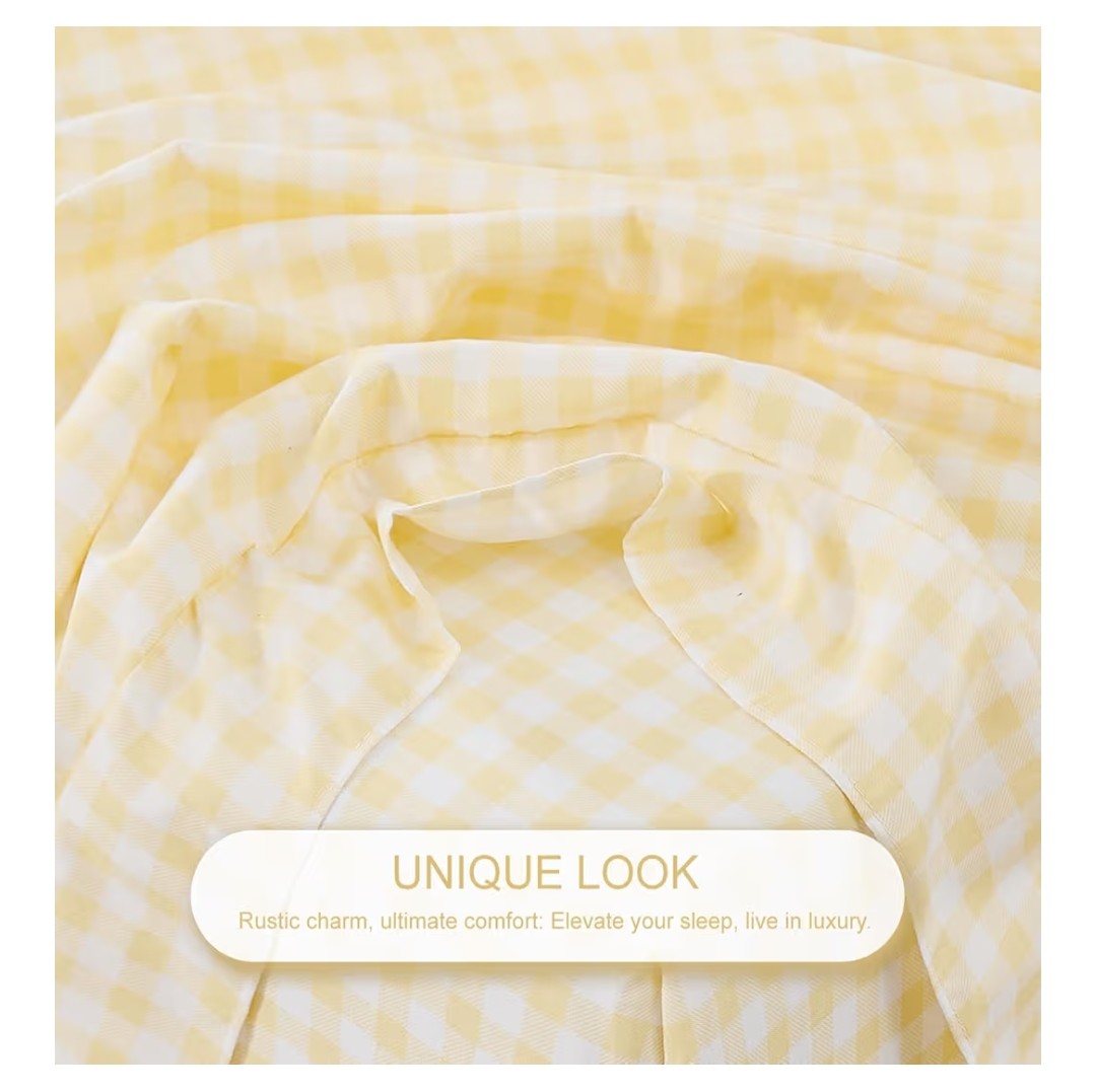 Kisswish Twin Size Sheet Set (Yellow)